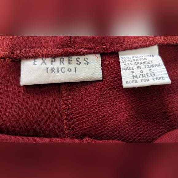 Express Tricot Pants Size M - Picture 2 of 3